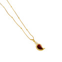 Gold Plated Mango Design Pendant Necklace