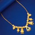 Traditional Gold Plated Lakshmi Pendants Choker Necklace