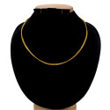 Stylish Gold Plated Unisex Thin Curb Link Chain