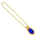 Big Gold Plated Blue Nagapadam Pendant