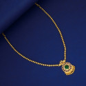 Simple Gold Plated Palakka Model Pendant Necklace