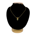 Simple Traditional Gold Plated Small Palakka Pendant Chain