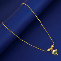 Simple Traditional Gold Plated Small Palakka Pendant Chain