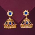 Premium Gold Plated Big Nagapadam Jhumka Earrings