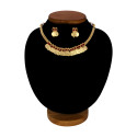 Traditional Antique Kemp Lakshmi Kasu Choker Set