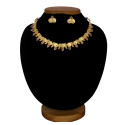 Antique Finish Lakshmi Kasu Kemp Necklace Set