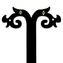 Diamond-cut Gold Plated Emerald Second Studs