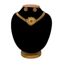 Triple Layer Antique Kemp Stone Choker Set