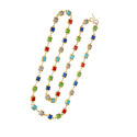 Fashionable Light-weight Multi-colour Stone Chain