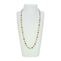 Fashionable Light-weight Multi-colour Stone Chain