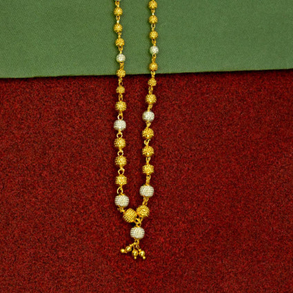 Fascinating Gold Plated Designer Ball chain Necklace