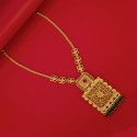 Designer Big Square Filigree Pendant Necklace