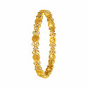 Trendy Gold Plated Designer Stone Bangle