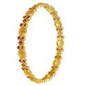 Trendy Gold Plated Designer Stone Bangle