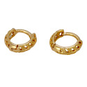 Small Gold Plated Mini Hoop Earrings For Kids