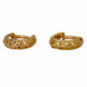 Small Gold Plated Mini Hoop Earrings For Kids