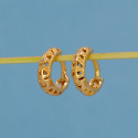 Small Gold Plated Mini Hoop Earrings For Kids