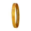 Gold Plated Textured Designer Bangles Set For Girls