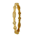 Elegant Gold Plated Designer Stone Bangle