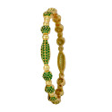Elegant Gold Plated Designer Stone Bangle