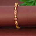 Elegant Gold Plated Designer Stone Bangle