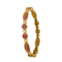 Elegant Gold Plated Designer Stone Bangle