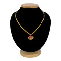 South Indian Traditional Gold Plated Stone Adial Necklace
