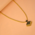 South Indian Traditional Gold Plated Stone Adial Necklace