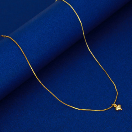 Delicate Gold-Plated Heart Pendant Necklace