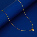 Delicate Gold-Plated Heart Pendant Necklace