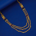 Stylish Gold Plated Designer Beads Layered Necklace