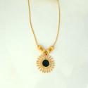 Traditional Gold Plated Lakshmi Palakka Pendant Chain