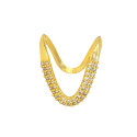 Premium Gold Plated Cubic Zirconia Vanki Ring