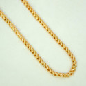 Stylish Gold-Plated Designer Lotus Chain 8P