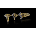 Stylish Cz Stone Nail Ring
