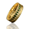 Traditional Green Nagapadam One gram Gold Plated Bangles