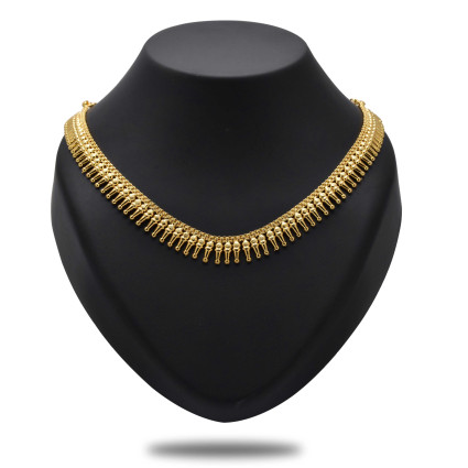 Designer Gold plated Pichimottu (Jasmine Bud) Necklace