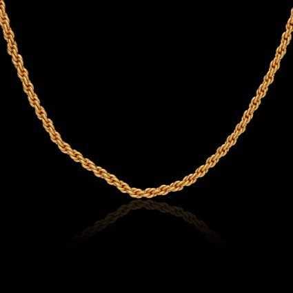 Micro Gold Plated Anjali Chain