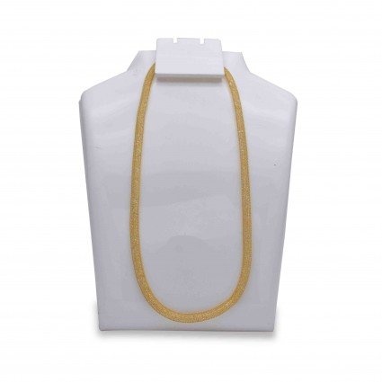 Stylish Gold Plated White Crystal Net Custom Chain