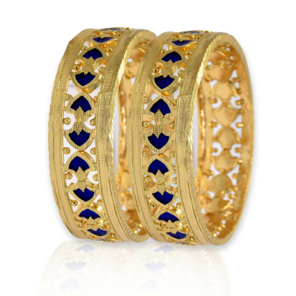Kerala Traditional Blue Palakka Bangle