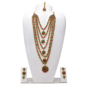 Premium Multi Strand Ruby Long Chain