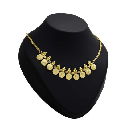 Gold Plated Head Kash Necklace