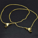 Gorgeous Delicate Gold Plated Designer Anklets Payal