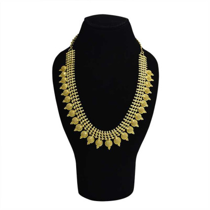 Gold Plated Traditional Net Designer Necklace