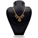 Gold Plated Double Palakka Necklace for Girls