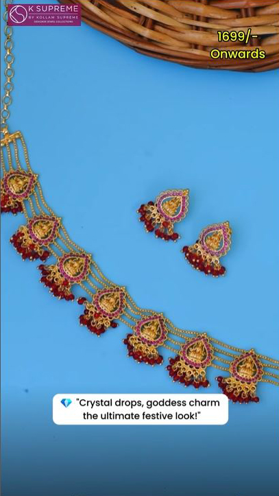 Lakshmi Crystal Choker