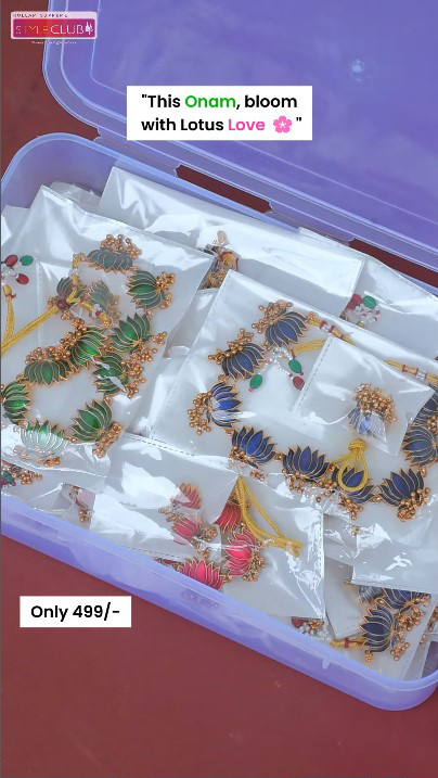 Lotus Necklace Set